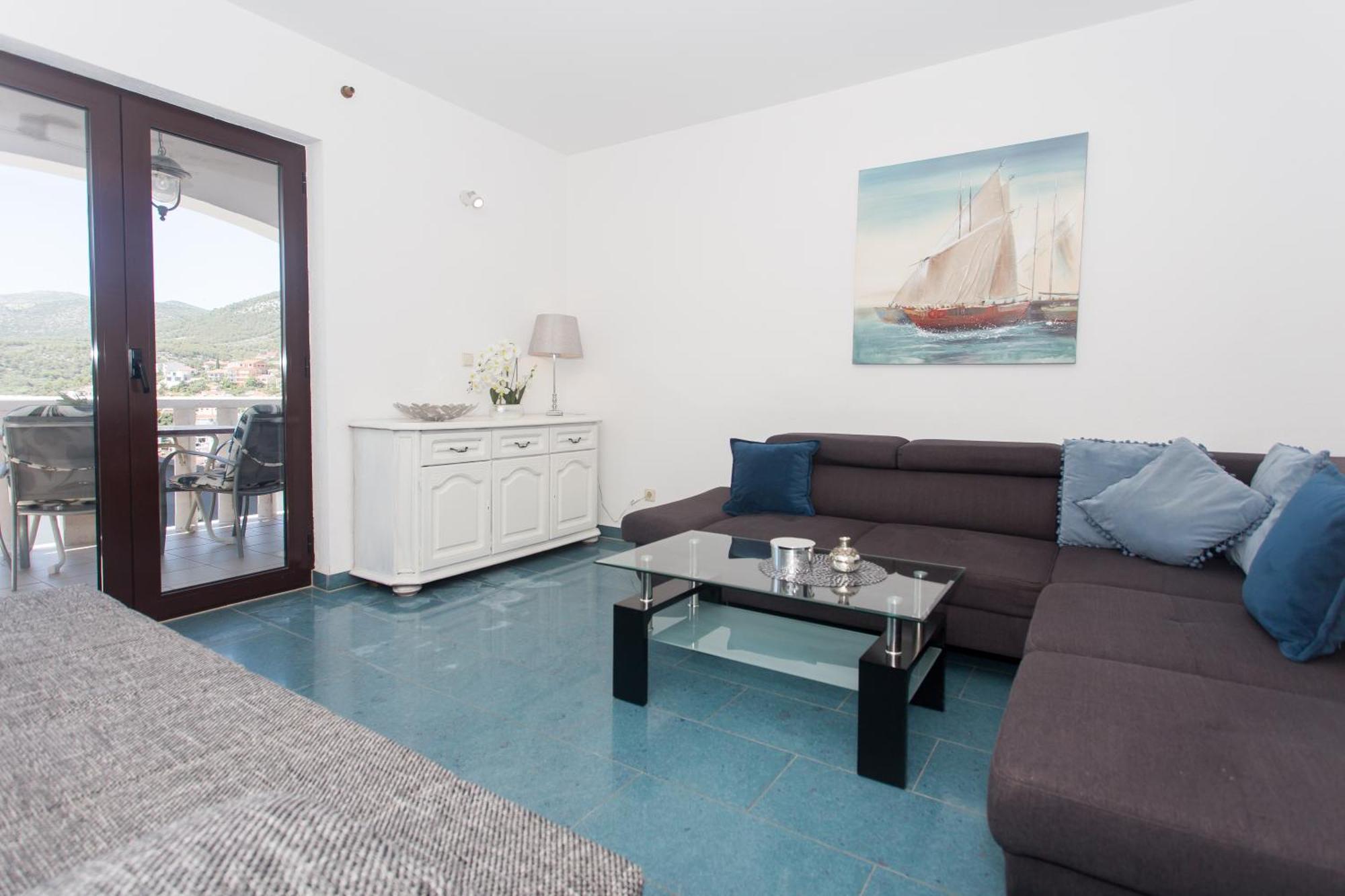 Apartmani Stanic Seget Vranjica Rum bild